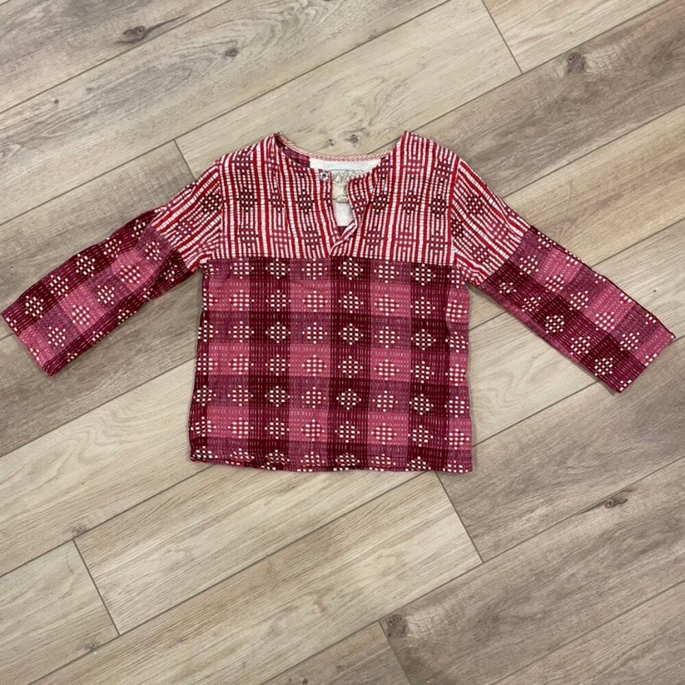 Ace & Jig Long Sleeve Top in Damask Medium